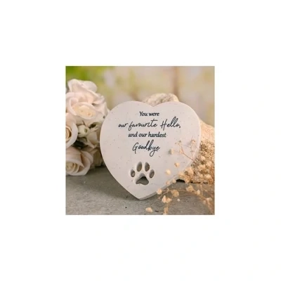 Memorial Heart Stone - Pet Memorial Heart Stone - Pet