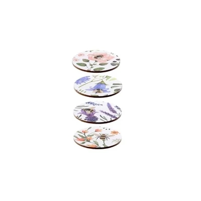 Nectar Meadows Cork Coasters (4) Nectar Meadows Cork Coasters (4)