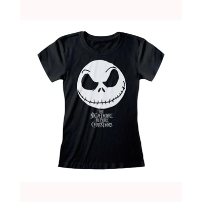 Nightmare Before Christmas – Jack Face (Fitted T-Shirt)