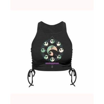 Nightmare Before Christmas – Mystic Night (Womens Gathered Side Shell Top)