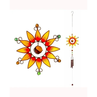 Orange Sunflower Windchime Orange Sunflower Windchime
