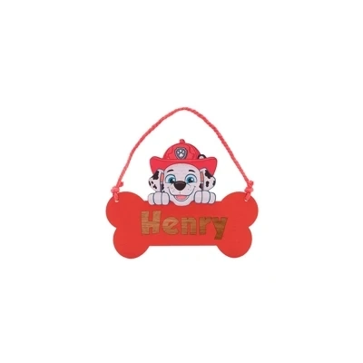 Paw Patrol Hanging Plaque - Marshall (Red) Paw Patrol Hanging Plaque - Marshall (Red)