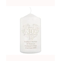 Personalised 30th Pearl Wedding A..