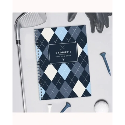 Personalised A5 Golf Log Book Personalised A5 Golf Log Book