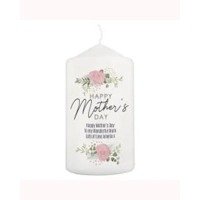 Personalised Abstract Rose Pillar..