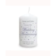 Personalised Anniversary Pillar Candle