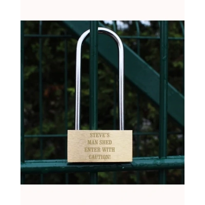 Personalised Any Message Padlock Personalised Any Message Padlock
