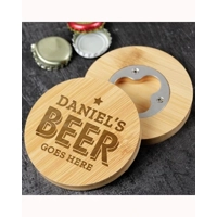 Personalised Beer Goes Here Bambo..