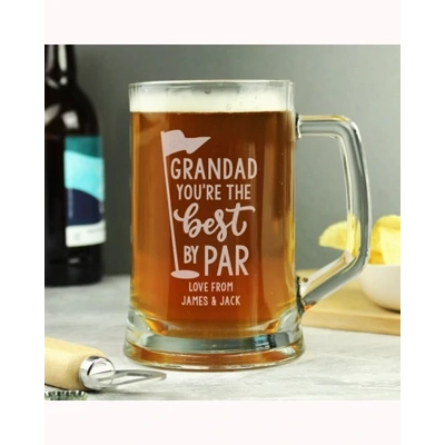 Personalised Best By Par Tankard Personalised Best By Par Tankard