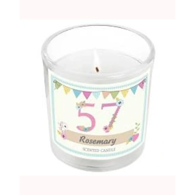Personalised Birthday Craft Scented Jar Candle Personalised Birthday Craft Scented Jar Candle