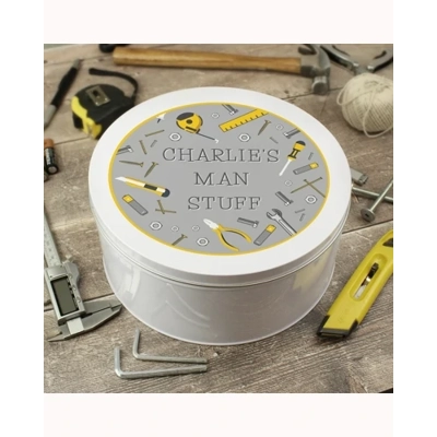 Personalised Bits & Bobs Metal Tin Personalised Bits & Bobs Metal Tin
