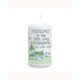 Personalised Blue 1st Holy Communion Pillar Candle