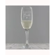 personalised Bride Flute Glass
