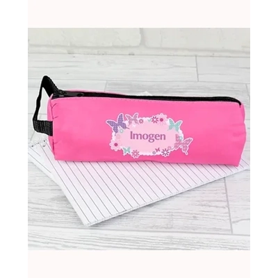Personalised Butterfly Pencil Case Personalised Butterfly Pencil Case