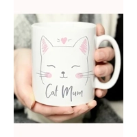Personalised Cat Mum Mug
