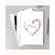 Personalised Confetti Hearts A5 Notebook