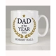 Personalised Dad of the Year Mug