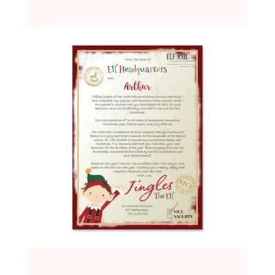 Personalised Elf Surveillance Christmas Letter Personalised Elf Surveillance Christmas Letter