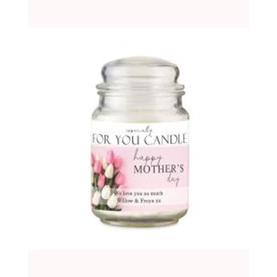 Personalised Especially For You Mothers Day Large Scented Jar Candle Personalised Especially For You Mothers Day Large Scented Jar Candle