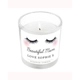 Personalised Eyelashes Scented Jar Candle