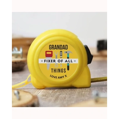 Personalised Fixer of All Things Tape Measure Personalised Fixer of All Things Tape Measure