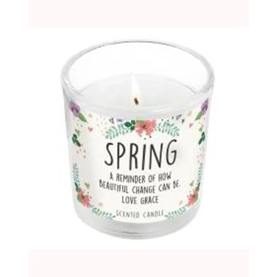 Personalised Floral Scented Jar Candle Personalised Floral Scented Jar Candle