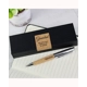Personalised Free Text Cork Pen Set
