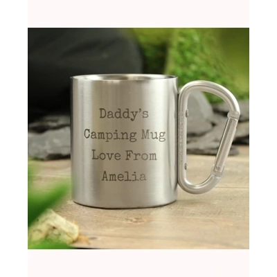 Personalised Free Text Metal Mug Personalised Free Text Metal Mug