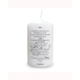 Personalised Godparent Pillar Candle