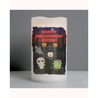 Personalised Halloween LED Candle