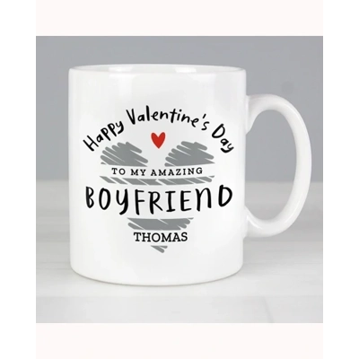 Personalised Happy Valentine's Day Mug