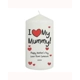 Personalised 'I Heart My' Pillar Candle