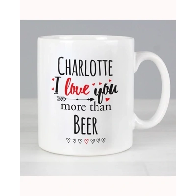 Personalised I Love You More Than... Mug Personalised I Love You More Than... Mug