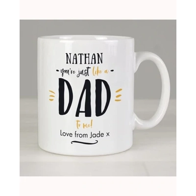 Personalised Just Like A Dad Mug Personalised Just Like A Dad Mug