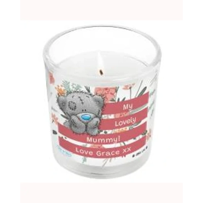 Personalised Me to You Bear Floral Scented Jar Candle Personalised Me to You Bear Floral Scented Jar Candle