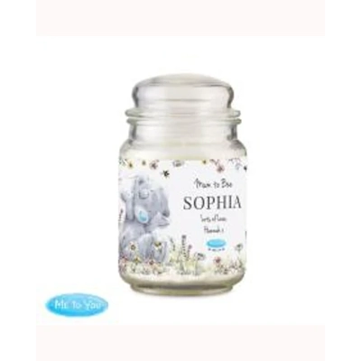 Personalised Me to You Floral Large Scented Jar Candle Personalised Me to You Floral Large Scented Jar Candle