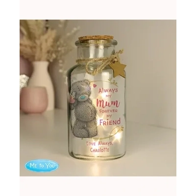 Personalised Me To You Forever My Friend LED Glass Jar Personalised Me To You Forever My Friend LED Glass Jar