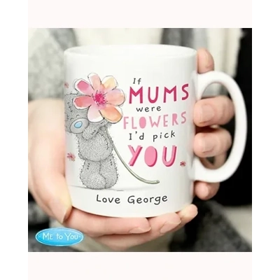 Personalised Me To You If...Were Flowers Mug