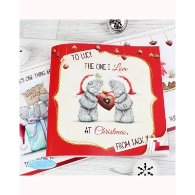 Personalised Me to You The One I Love at Christmas Poem Book Personalised Me to You The One I Love at Christmas Poem Book