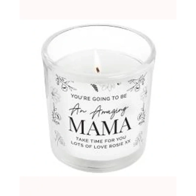 Personalised Mother's Day Floral Jar Candle Personalised Mother's Day Floral Jar Candle