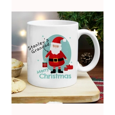 Personalised Mr Claus Christmas Mug Personalised Mr Claus Christmas Mug