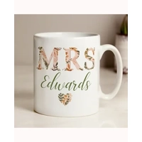 Personalised Mrs Autumnal Mug