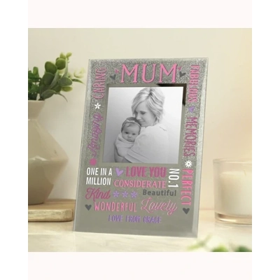 Personalised Mum Glitter Frame Personalised Mum Glitter Frame
