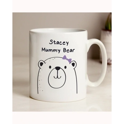 Personalised Mummy Bear Mug Personalised Mummy Bear Mug