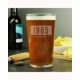 Personalised Name & Date Pint Glass