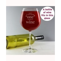 Personalised 'One Glass' Bottle o..
