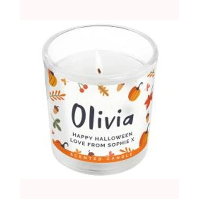 Personalised Pumpkin Candle in a Jar Personalised Pumpkin Candle in a Jar