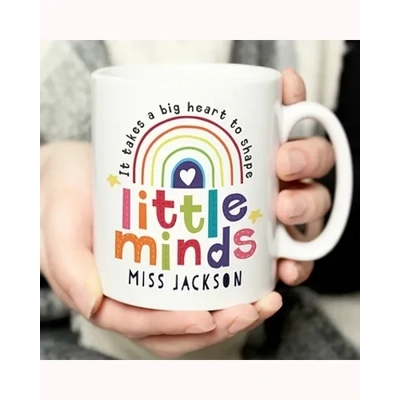 Personalised Shape Little Minds Mug Personalised Shape Little Minds Mug