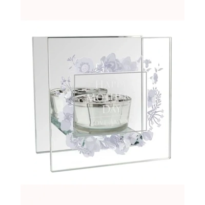 Personalised Soft Watercolour Mirrored Glass Tea Light Candle Holder Personalised Soft Watercolour Mirrored Glass Tea Light Candle Holder