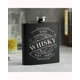 Personalised Spirit Black Hip Flask